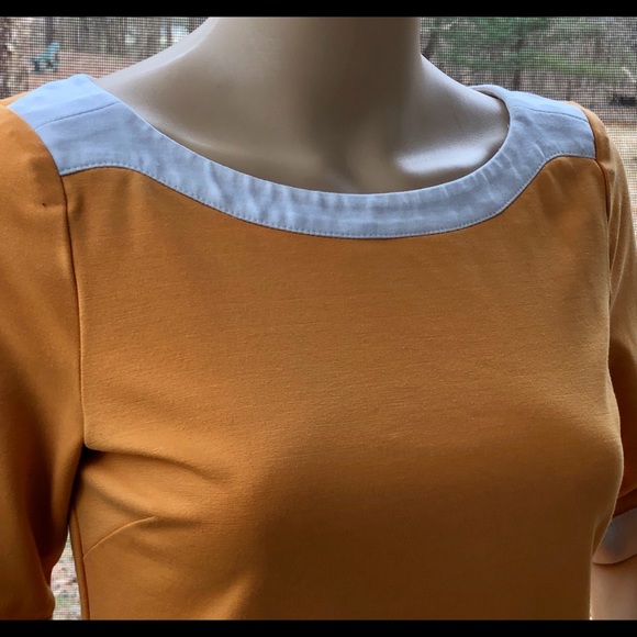 ▪️BANANA REPUBLIC▪️Retro Saffron Orange Top - Picture 3 of 8